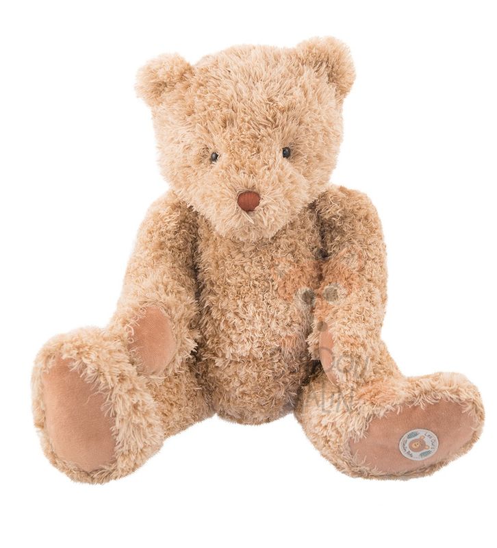  vite un câlin peluche léopold ours beige marron 